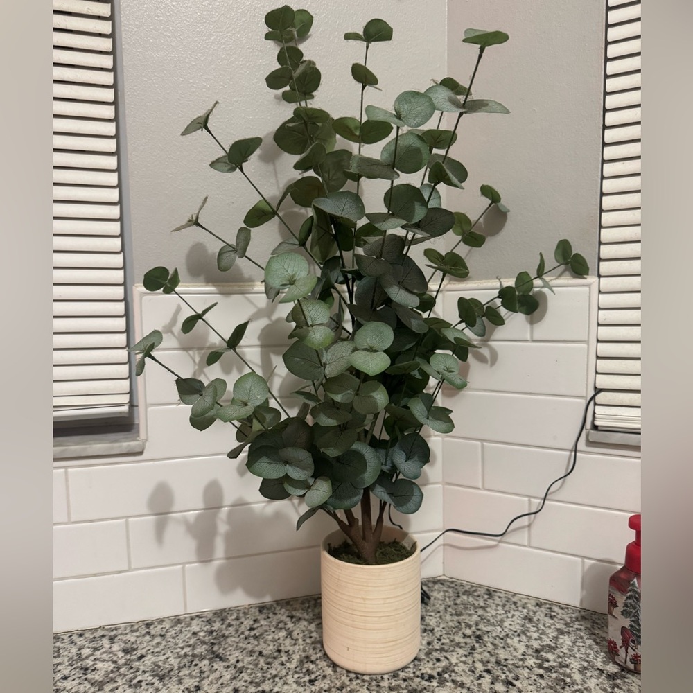 Artificial Eucalyptus Potted Plant